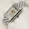 Jaeger Le-Coultre Reverso 18K White Gold Diamond MOP Second Hand Watch Collectors 3