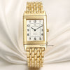 Jaeger Le-Coultre Reverso 18K Yellow Gold Second Hand Watch Collectors 1