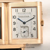 Jaeger Le-Coultre Reverso Day & Night 18K Rose Gold Second Hand Watch Collectors 3