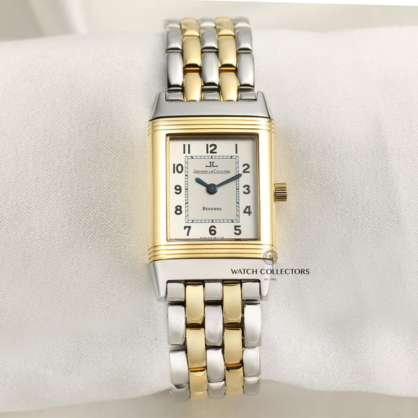 Jaeger Le-Coultre Reverso Steel & Gold Second Hand Watch Collectors 1