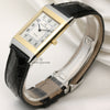 Jaeger Le-Coultre Steel & Gold Reverso Second Hand Watch Collectors 3