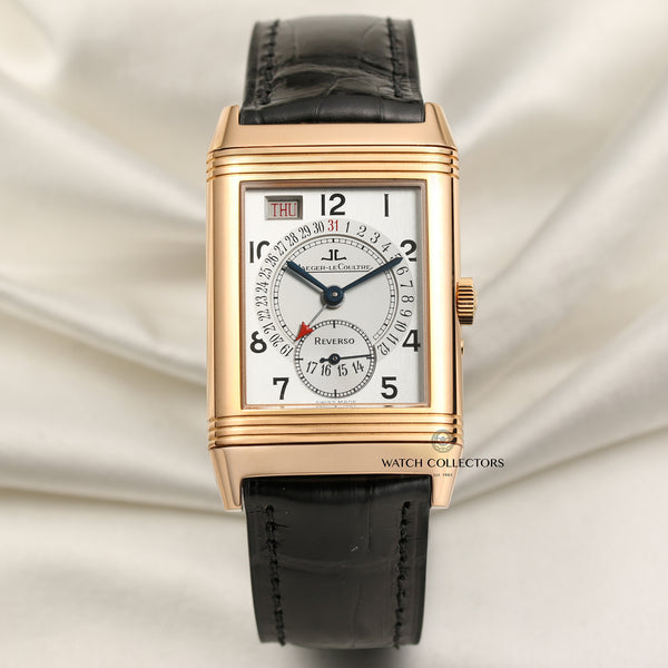 Jaeger-LeCoultre 18K Rose Gold Reverso Second Hand Watch Collectors 1