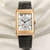 Jaeger-LeCoultre 18K Rose Gold Reverso Second Hand Watch Collectors 1