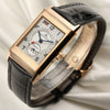 Jaeger-LeCoultre 18K Rose Gold Reverso Second Hand Watch Collectors 3