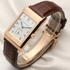 Jaeger-LeCoultre 18K Rose Gold Reverso Second Hand Watch Collectors 3