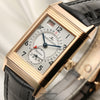 Jaeger-LeCoultre 18K Rose Gold Reverso Second Hand Watch Collectors 4