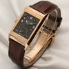 Jaeger-LeCoultre 18K Rose Gold Reverso Second Hand Watch Collectors 5