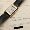 Jaeger-LeCoultre 18K Rose Gold Reverso Second Hand Watch Collectors 8