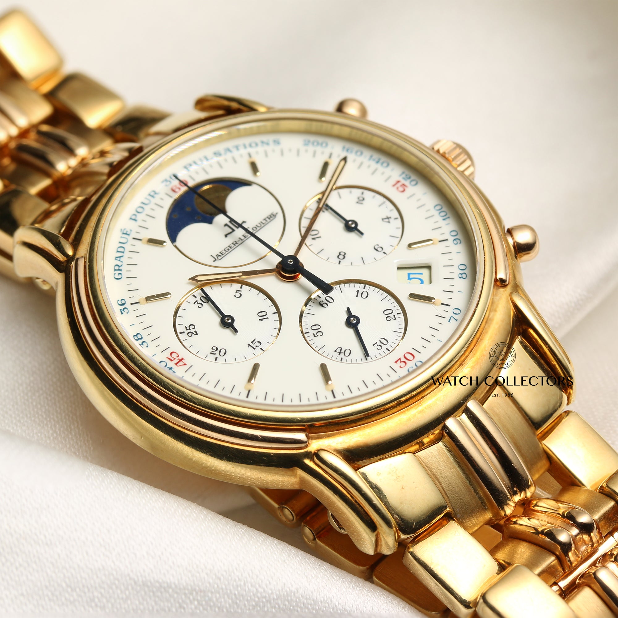 Jaeger LeCoultre Odysseus Chronograph Moonphase 165.7.3 18k Yellow