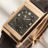 Jaeger LeCoultre Reverso 18K Rose Gold Second Hand Watch Collectors 3