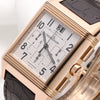 Jaeger-LeCoultre Reverso Squadra Chronograph 18K Rose Gold Second Hand Watch Collectors 4