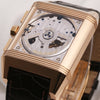 Jaeger-LeCoultre Reverso Squadra Chronograph 18K Rose Gold Second Hand Watch Collectors 8