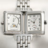 Jaeger-LeCoultre Reverso Stainless Steel Diamond Second Hand Watch Collectors 2