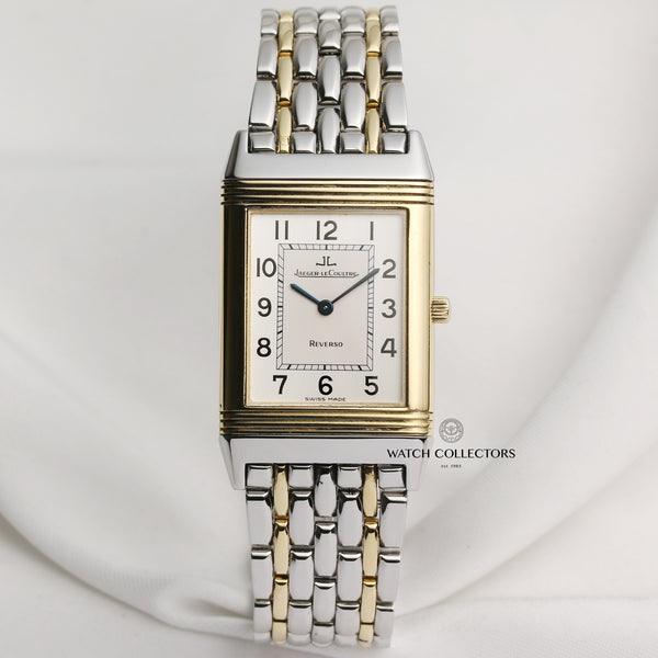 Jaeger-LeCoultre-Reverso-Steel-Gold-Second-Hand-Watch-Collectors-1