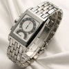 Jaeger-LeCoultre Stainless Steel Reverso Second Hand Watch Collectors 4