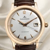 Jaeger Master Control 18K Rose Gold Second Hand Watch Collectors 2
