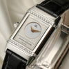 Jaeger Reverso Lady MOP Diamond Stainless Steel Second Hand Watch Collectors 5