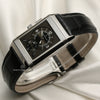 Jaeger Reverso Stainless Steel Second Hand Watch Collectors 4
