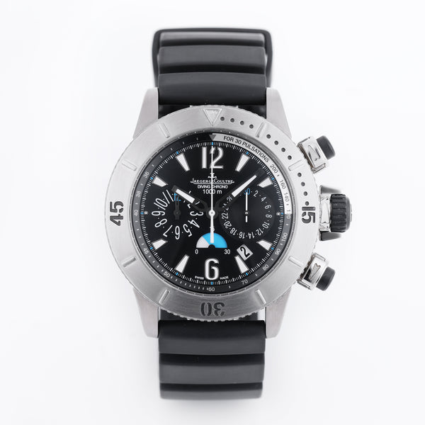 Jaeger-LeCoultre Master Compressor Diving Chronograph | REF. 160.T.25 / JLQ186T670 | Titanium & Rubber | 44mm | Box & Papers | 2013