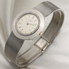 L.U. Chopard 18K White Gold Diamond Bezel Second Hand Watch Collectors 3