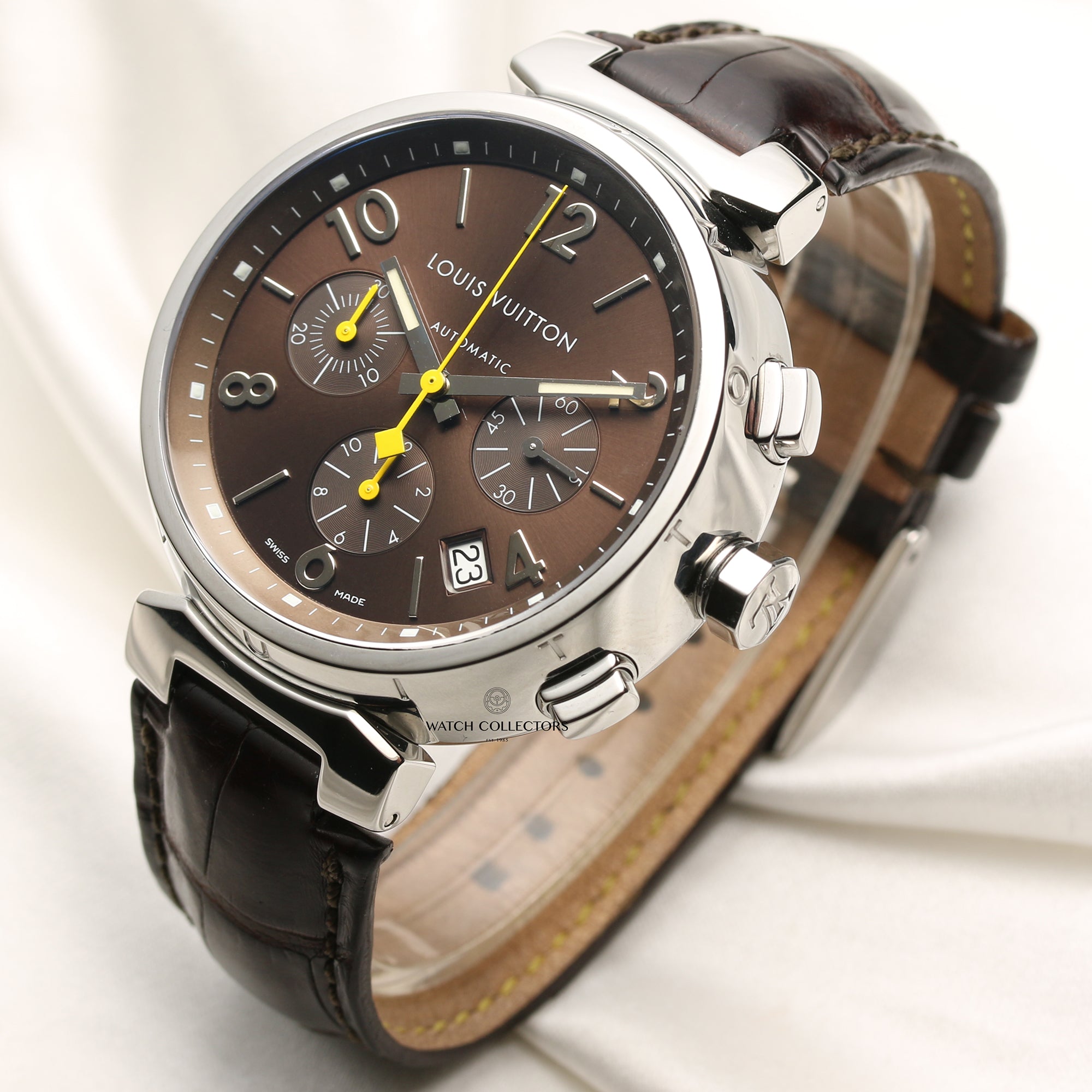 Louis Vuitton Tambour Chronograph Automatic // Q1121 // Pre-Owned