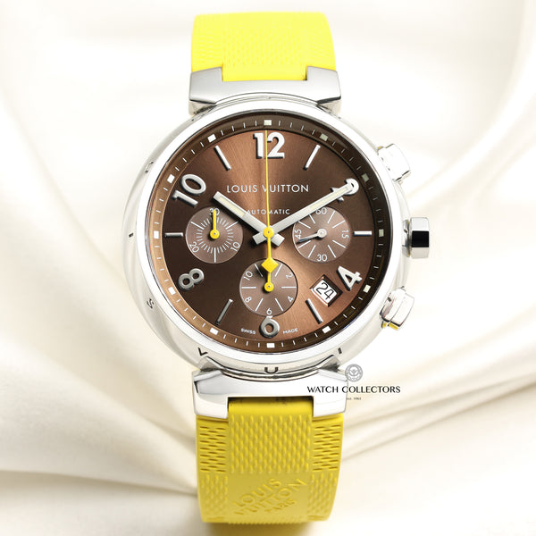 Louis Vuitton Stainless Steel Second Hand Watch Collectors 1