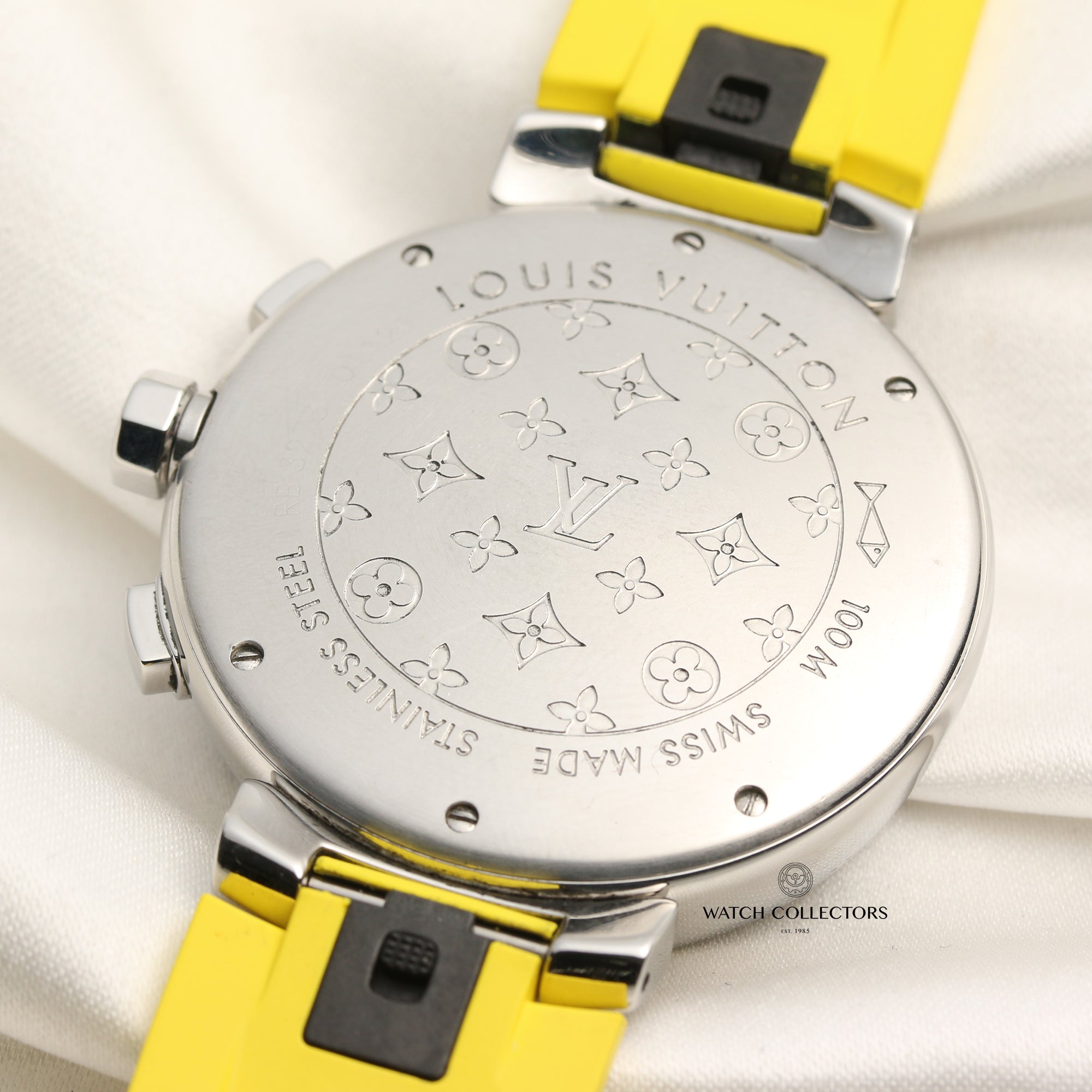 Louis Vuitton Tambour Chronograph Stainless Steel – Watch Collectors