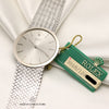 New Old Stock Rolex Cellini 18K White Gold Second Hand Watch Collectors 10