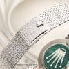 New Old Stock Rolex Cellini 18K White Gold Second Hand Watch Collectors 9