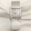 Omega-18K-White-Gold-Diamond-Baguette-Bezel-Second-Hand-Watch-Collectors-1