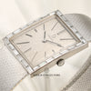 Omega 18K White Gold Diamond Baguette Bezel Second Hand Watch Collectors 4