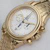 Omega 18K Yellow Gold Second Hand Watch Collectors 4