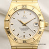 Omega Constellation 18K Yellow Gold Oman Crest Second Hand Watch Collectors 2