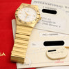 Omega Constellation 18K Yellow Gold Oman Crest Second Hand Watch Collectors 9