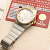 Omega Constellation Steel & Gold Second Hand Watch Collectors 11