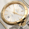 Omega Constellation Steel & Gold Second Hand Watch Collectors 4