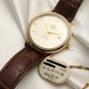 Omega De ville Co-Axial 18K Yellow Gold Second Hand Watch Collectors 10
