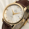 Omega De ville Co-Axial 18K Yellow Gold Second Hand Watch Collectors 4