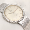 Omega Meister 18K White Gold Diamond Bezel Second Hand Watch Collectors 5