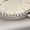 Omega Meister 18K White Gold Diamond Bezel Second Hand Watch Collectors 6