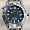 Omega Seamaster Blue Stainless Steel Second Hand Watch Collectors 2