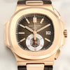 Patek Philippe 18K Rose Gold 5980 Second Hand Watch Collectors 2