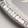 Patek Philippe 18K White Gold Onyx Pave Diamond Dial Baguette Bezel Second Hand Watch Collectors 6