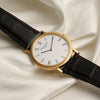 Patek Philippe 18K Yellow Gold Calatrava Second Hand Watch Collectors 4