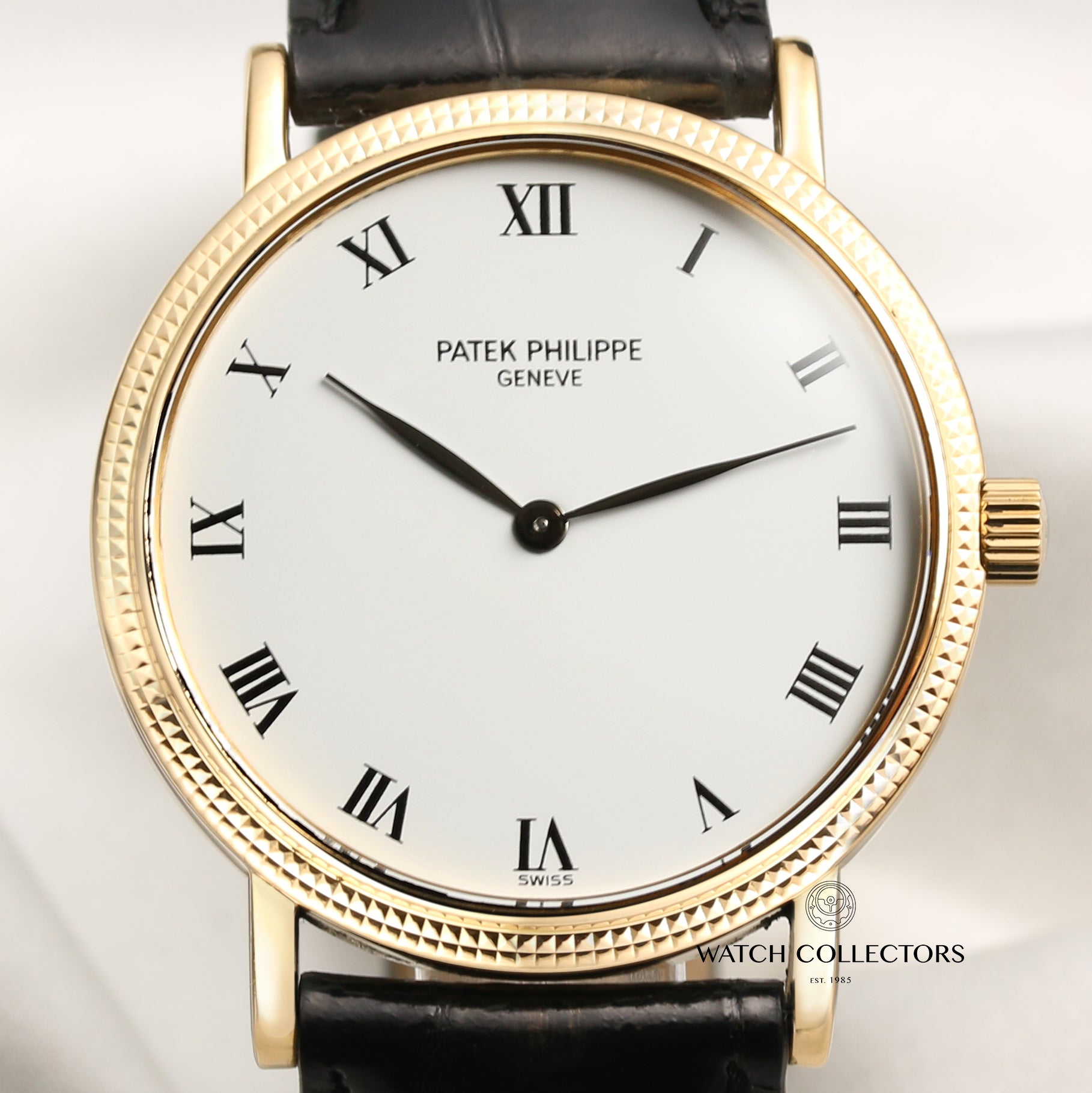 Patek Philippe Calatrava 3992 18k Yellow Gold – Watch Collectors