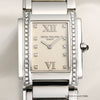 Patek Philippe 24 Stainless Steel Diamond Second Hand Watch Collectors 2