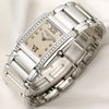 Patek Philippe 24 Stainless Steel Diamond Second Hand Watch Collectors 3