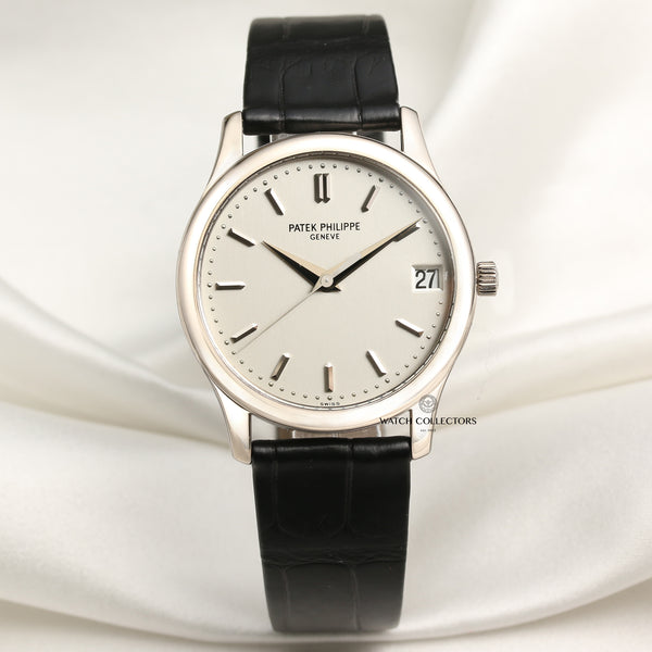 Patek Philippe 3998G-001 18K White Gold Second Hand Watch Collectors 1