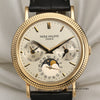 Patek Philippe 5039J Perpetual Calendar 18K Yellow Gold Second Hand Watch Collectors 2