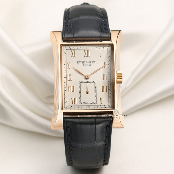 Patek Philippe 5500 Pagoda 1997 18K Rose Gold Second Hand Watch Collectors 1